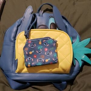 Stitch Mini Backpack with Matching Pouch